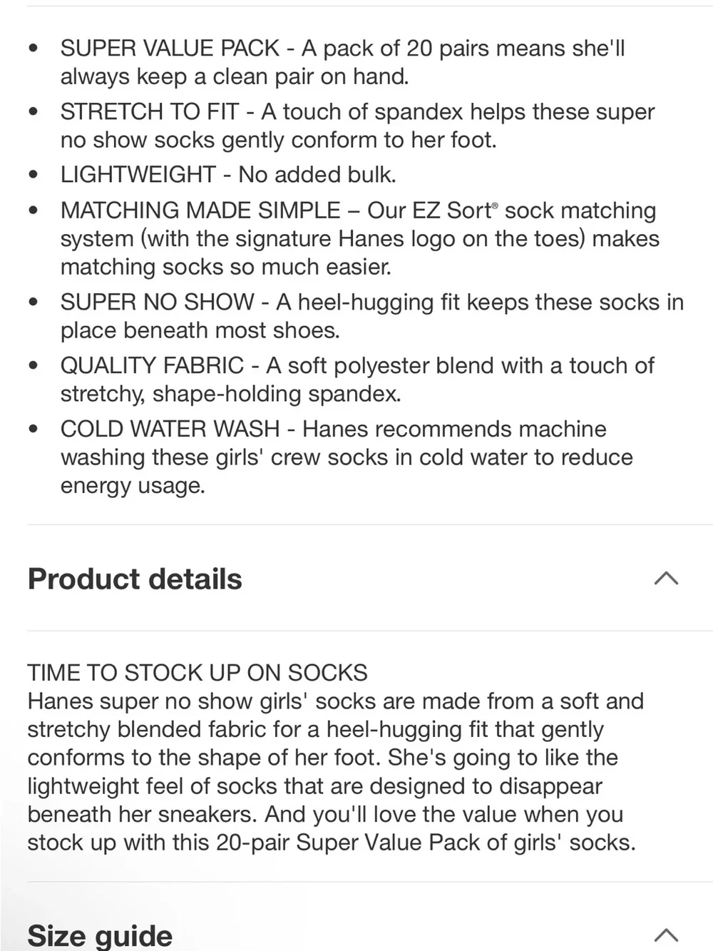 Hanes pack assorted